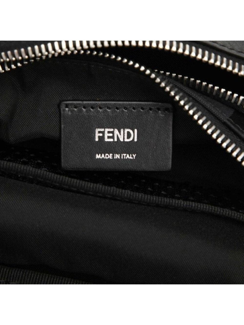 Fendi Belt Bag Black Yellow Nylon Leather - Picture 5 of 6